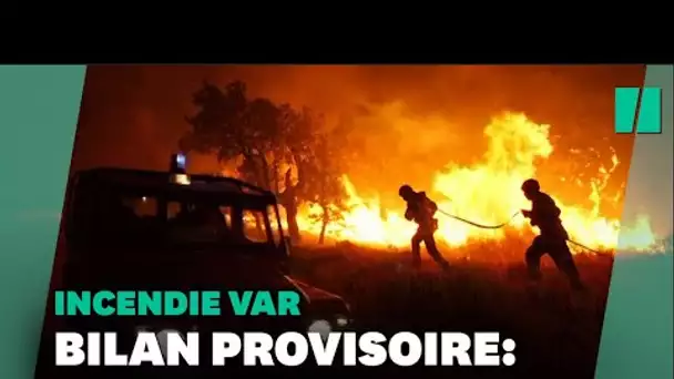 L’incendie dans le Var, toujours pas maîtrisé par les pompiers