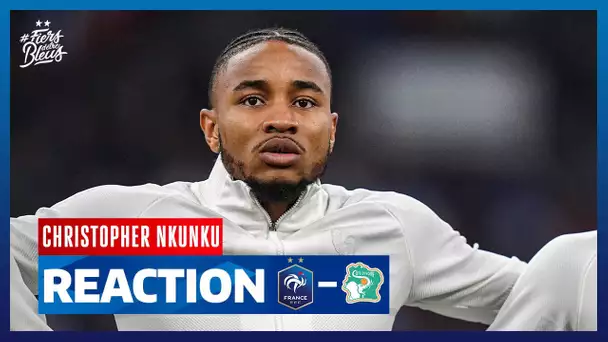 La réaction de Christopher Nkunku, Equipe de France I FFF 2022