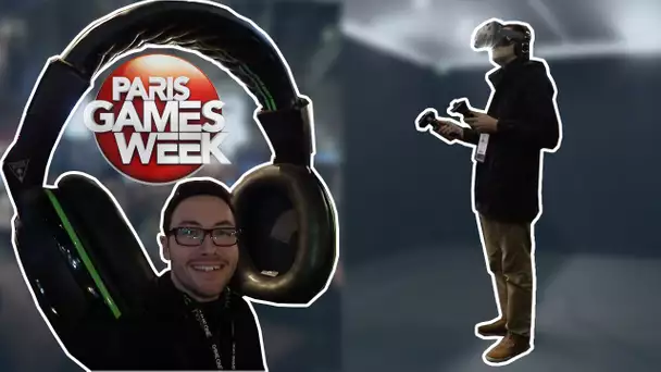 PGW 2015 : HTC VIVE, LE PLUS GROS CASQUE DU MONDE, etc