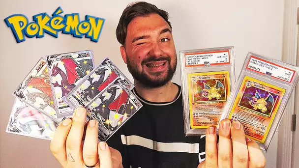 MES CARTES POKEMON DRACAUFEU SET DE BASE ULTRA-RARE ULTIME !