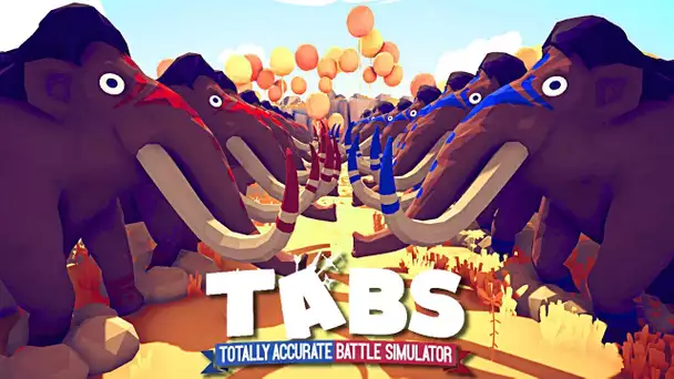 LA MARCHE DES MAMMOUTHS ! | TOTALLY ACCURATE BATTLE SIMULATOR FR