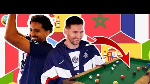 ⚽️🎱 Nos mondialistes font équipe avec MyParis | Avec Marquinhos, Messi, Hakimi...