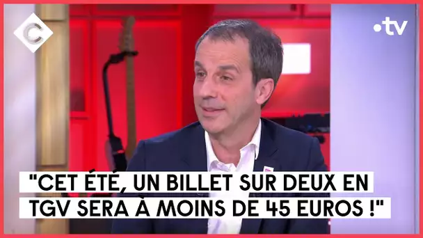 Vacances d’été : faut-il privilégier le train ? - Le 5/5 - C à Vous - 29/06/2023