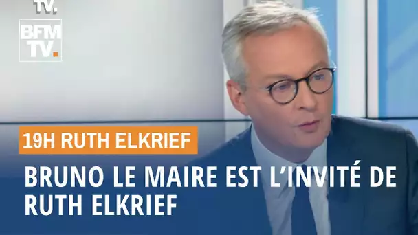 Bruno Le Maire face à Ruth Elkrief