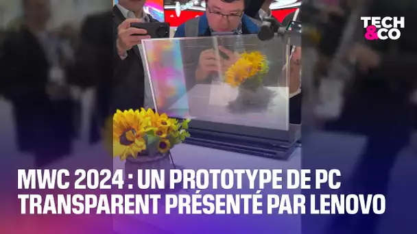 MWC 2024: un prototype de PC transparent présenté par Lenovo