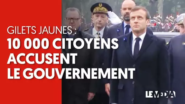 GILETS JAUNES : 10.000 CITOYENS ACCUSENT LE GOUVERNEMENT DANS UNE PÉTITION