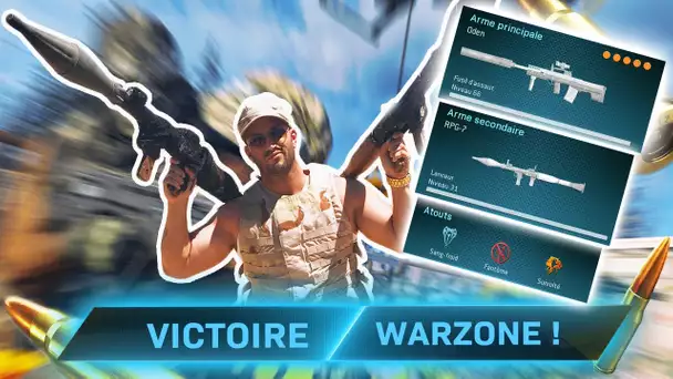 MA CLASSE CHEATÉE POUR FAIRE TOP 1 SUR WARZONE !