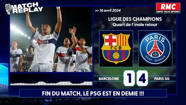 Barcelone 1-4 PSG : Le goal replay d'un quart historique avec les commentaires RMC