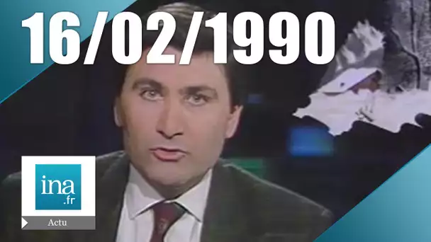 19/20 FR3 du 16 février 1990 - Les Alpes en alerte rouge | Archive INA