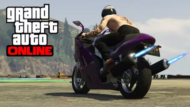 GTA 5 - SAUTER EN MOTO LE PLUS VITE POSSIBLE ! HARD STUNT