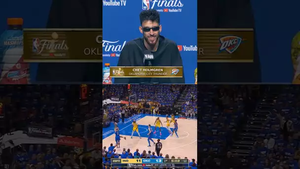 “Don’t disrespect our G.O.A.T. like that.” Chet talking about Caruso post-game 🤣