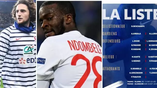 Ndombele en équipe de France !! Deschamps trop tot pour Rabiot,  Neymar messi pogba sakho