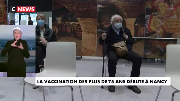 La vaccination des plus de 75 ans a débuté à Nancy