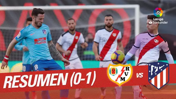 Resumen de Rayo Vallecano vs Atlético de Madrid (0-1)