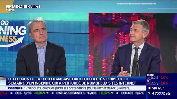 Michel Paulin (OVH Cloud) : OVH Cloud victime d'incendie perturbant de nombreux sites internet