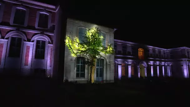 Spectacle nocturne : l'Abbaye de Valloires (80) mis en lumière