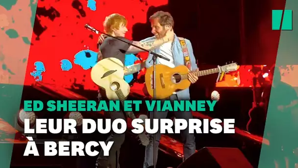 Vianney et Ed Sheeran chantent « Call on Me » pour la première fois à Bercy