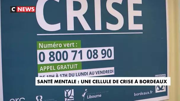 Santé mentale : une cellule de crise à Bordeaux