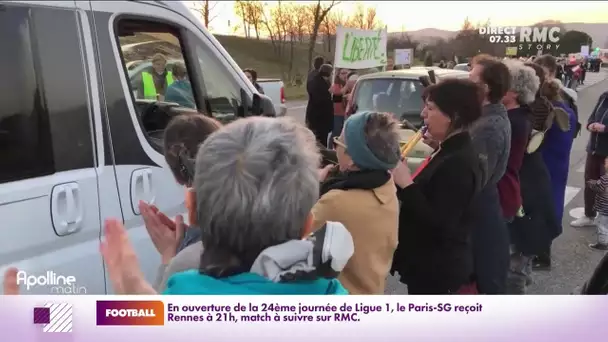 Convoi de la liberté : le cortège du sud-est provoque des bouchons à Lyon