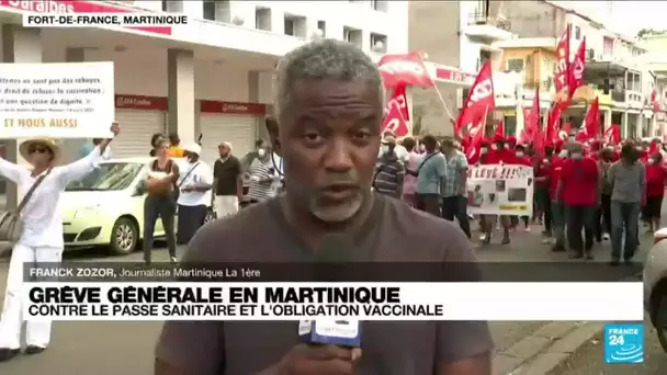 Martinique : blocage du port, de la raffinerie et de zones commerciales • FRANCE 24