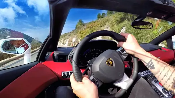 740 CHEVAUX !! En LAMBORGHINI Aventador S dans les MONTAGNES !!