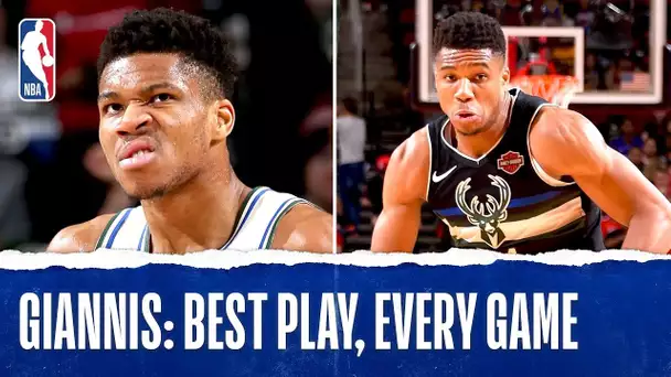 Giannis Antetokounmpo's Best Plays From Every Game!