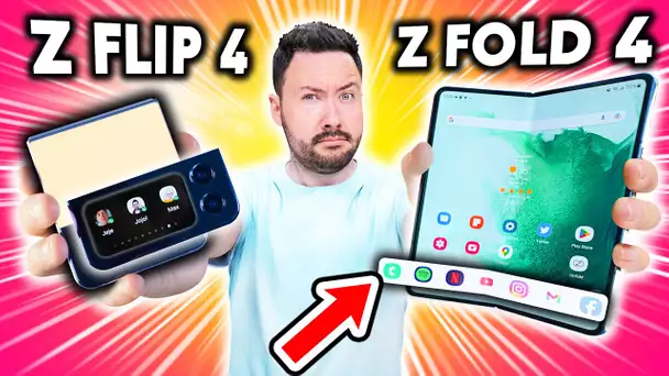 Les Nouveaux Smartphones Pliables SAMSUNG sont là ! (Galaxy Z Fold 4 / Z Flip 4)