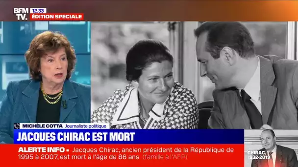 Mort de Jacques Chirac: "une des personnalités les plus complexes " selon Michèle Cotta