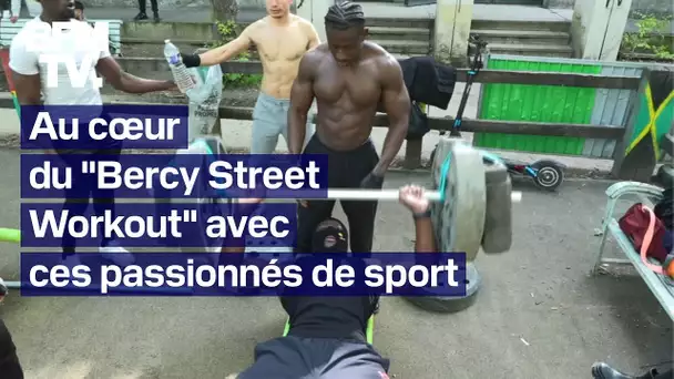 Le "Bercy Street Workout", le repaire des passionnés de musculation en plein air