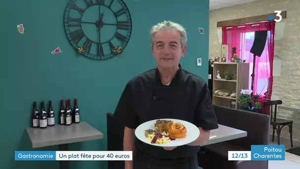 Gastronomie : un plat de fête pour 40 euros avec le chef Loray à Saint-Jean-de-Sauves