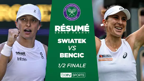 WIMBLEDON : Iga SWIATEK vs Belinda BENCIC | 1/2 finale