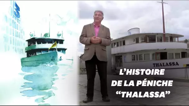 Pour "Thalassa", Georges Pernoud avait fait construire sa péniche sur-mesure