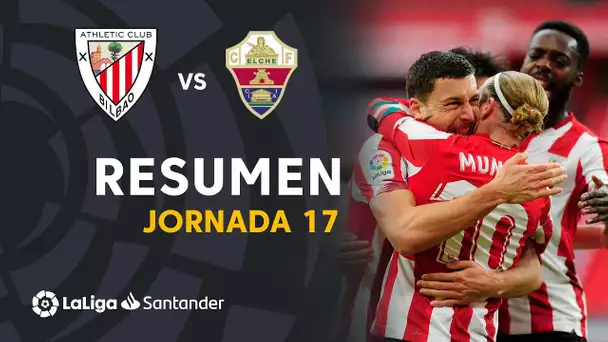 Resumen de Athletic Club vs Elche CF (1-0)