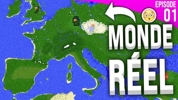 LE MONDE RÉEL RECRÉE SUR MINECRAFT ?! - Episode 01 | EarthMC S2 (NG)