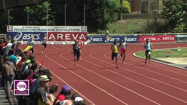 Tourcoing 2015 : Finale M 400 m (Yannick Fonsat en 48&#039;&#039;06)