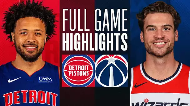 PISTONS at WIZARDS | FULL GAME HIGHLIGHTS | March 29, 2024