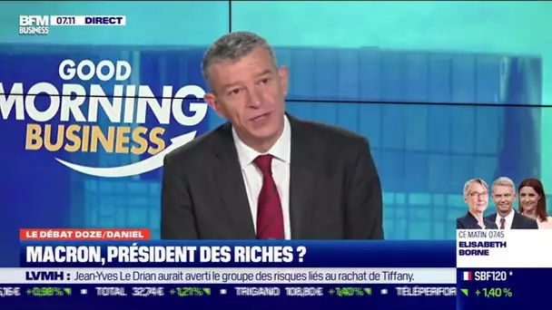 Le débat  : Macron, président des riches ?, par Jean-Marc Daniel et Nicolas Doze