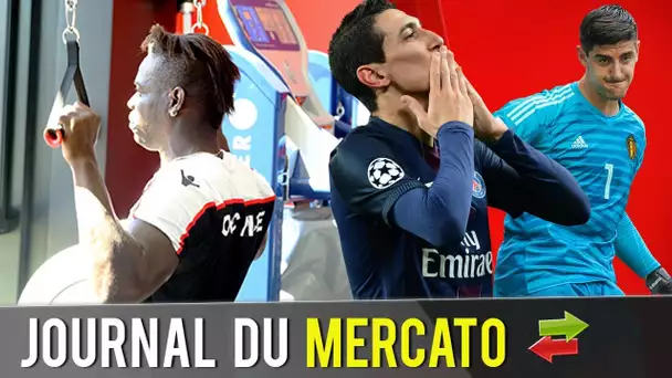 BALOTELLI de retour ... à NICE ! COURTOIS priorité du REAL, DI MARIA... Le Journal du Mercato