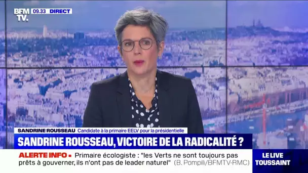 Sandrine Rousseau, candidate au deuxième tour de la primaire écologiste, est l'invitée de BFMTV