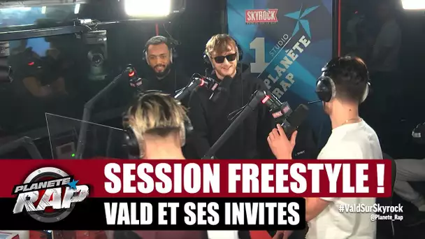 Vald - 2ème SESSION FREESTYLE ! avec Charles BDL, Rafal & Yonidas #PlanèteRap