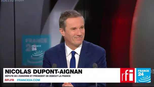 Nicolas Dupont-Aignan, député de l'Essonne et président de Debout la France