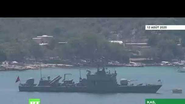 Un navire de la marine turque aperçu à Kas, en pleines tensions maritimes avec la Grèce