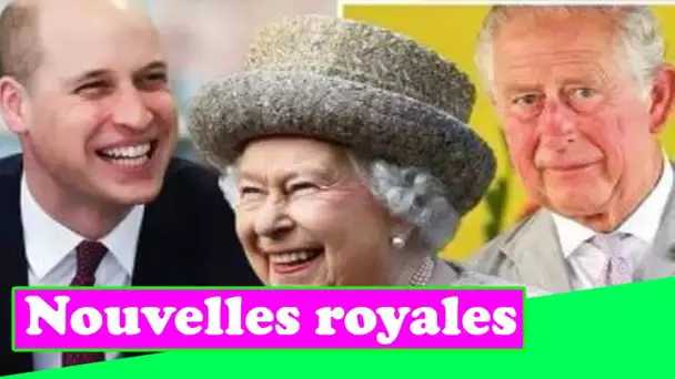 "Je ne pourrais pas être plus fier" La reine jaillit de William et Charles en un rare hommage
