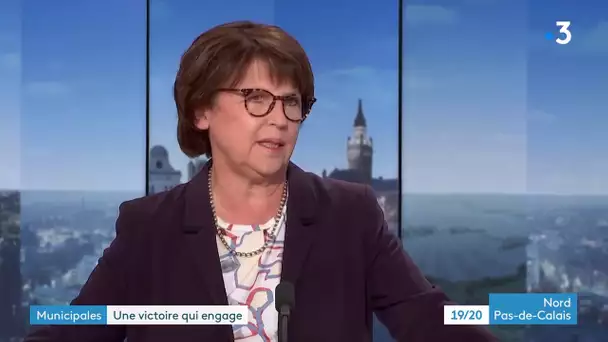 Municipales : Martine Aubry, réélue à Lille, invitée du 19/20 (2e partie)