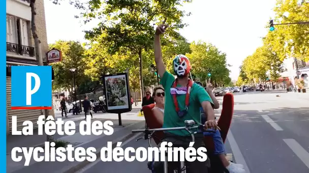 Ils organisent une fête à vélo pour célébrer le premier week-end de déconfinement