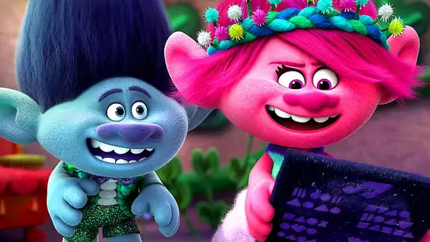 LES TROLLS 3 "Poppy se moque de la coupe de Branch" Extrait VF (2023)