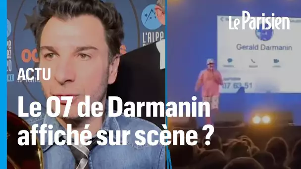 Michaël Youn a-t-il vraiment divulgué le numéro de portable de Darmanin sur scène ?