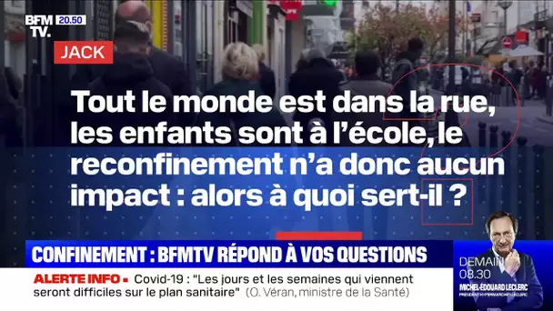 Tout le monde est dans la rue, le reconfinement n’a aucun impact: à quoi sert-il ? BFMTV vous répond