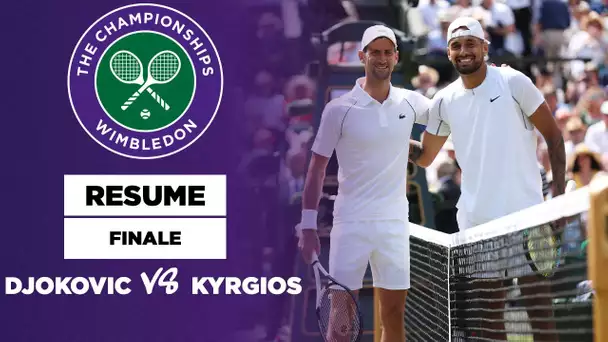 🎾 Résumé - Wimbledon FINALE : Novak Djokovic – Nick Kyrgios : Quelle finale !