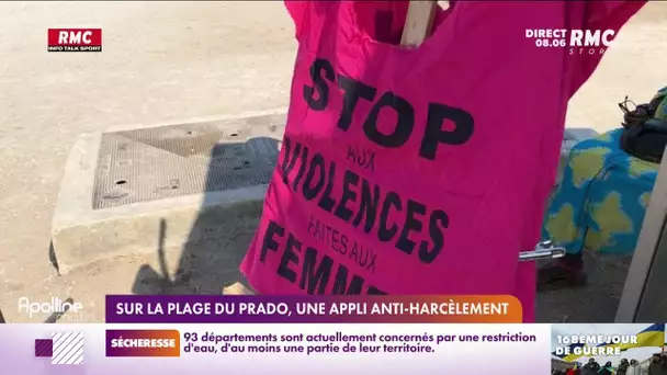 Marseille : sur la plage du Prado, une application anti-harcèlement